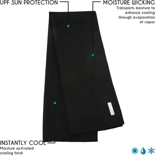 BUILTCOOL Toalla refrescante para adultos, para hombres y mujeres, ligera, suave, toalla refrescante para cuello y cara, para deportes, campamento,