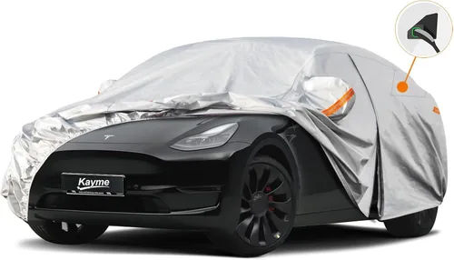 Miniatura 83 de Kayme - Cubierta completa impermeable de 6 capas para automóvil, apta para todo clima, protección para exteriores contra lluvia, rayos ultravioleta