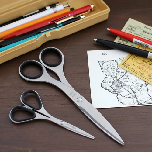 Miniatura 3 de ALLEX Tijeras japonesas de oficina de 7.2 pulgadas – Tijeras grandes multiusos para escritorio, hogar y uso escolar, diseño de acero inoxidable 7.2