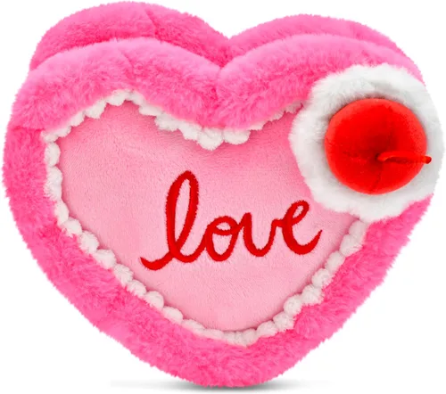 Miniatura 5 de iscream Juego de almohada de forro polar con diseño de corazones flotantes con mini almohadas de corazón