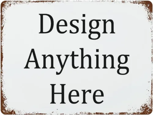 Miniatura 19 de PPFINE Letreros de metal personalizados, imagen de texto personalizada con tu nombre, decoración de pared para el hogar, bar, letreros de calle