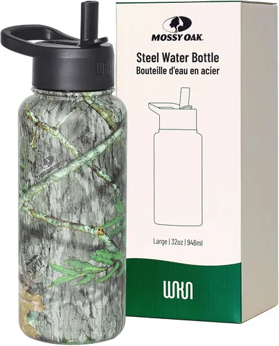 Miniatura 49 de Wildkin Kids - Botella de agua de acero inoxidable de 14 onzas para niños – Sin BPA, a prueba de fugas, aislada, fácil de limpiar - Ballerina