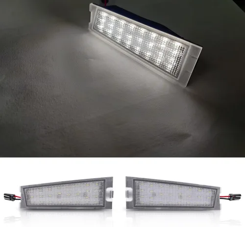 Miniatura 4 de Conjunto de luz LED para placa de matrícula para Cadillac CTS CTS-V Sedán 2008 2009 2010, reemplazo de lámpara de matrícula OEM 6000K xenón blanco