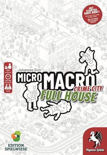 Miniatura 3 de MicroMacro: Crime City: Full House - Juego de mesa de Pegasus Spiele de 1 a 4 jugadores - Juegos de mesa para la familia - 15-45 minutos de juego