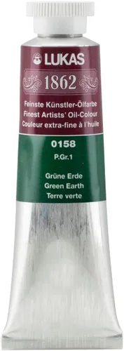 Miniatura 13 de Lukas 1862 Pintura al Óleo para Artistas Profesionales - Colores Tierra Amarillentos, 37 mL - Juego de 4 - Destacada Resistencia a la Luz, Sin