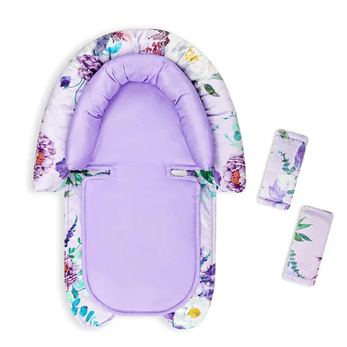 Miniatura 11 de Soporte para la cabeza del asiento de automóvil para bebé, cojín mejorado 2 en 1 para asiento de automóvil infantil y fundas de correa para niños