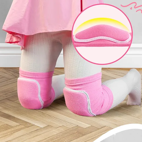 Miniatura 3 de YYaaloa Rodilleras de esponja transpirable flexible y elástica para voleibol, baile, fútbol, yoga, baloncesto y patinaje (M, negro, 1 par)