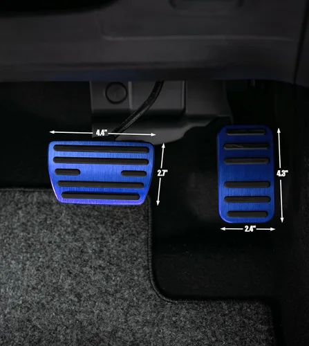 Miniatura 2 de CKE Compatible con Honda Civic CRV Odyssey Pilot Passport Ridgeline Insight Accesorios para pedales de coche deportivo, fundas para pedal de freno