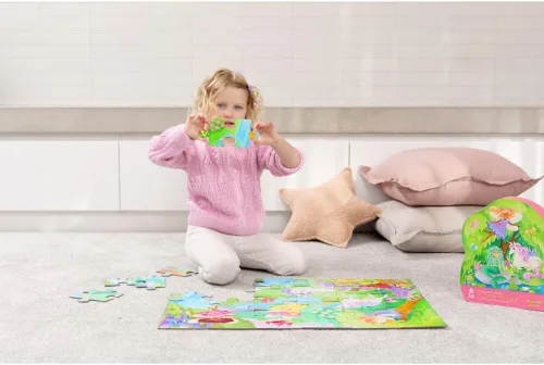 Miniatura 8 de Crocodile Creek Rompecabezas de Piso de 36 Piezas - Rompecabezas de Piso Divertidos para Niños de 3 a 5 Años - Caja con Forma Resistente para Amigos