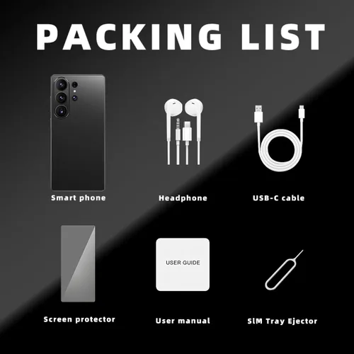 Miniatura 7 de Smartphone Android desbloqueado de 12+512 GB, pantalla HD de 6.9 pulgadas, batería de 4500 mAh, cámara dual de 21+8 MP, doble SIM, identificación