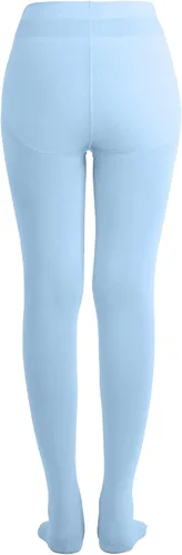 Miniatura 3 de EMEM Apparel Medias con pies de microfibra opacas de color sólido para mujer