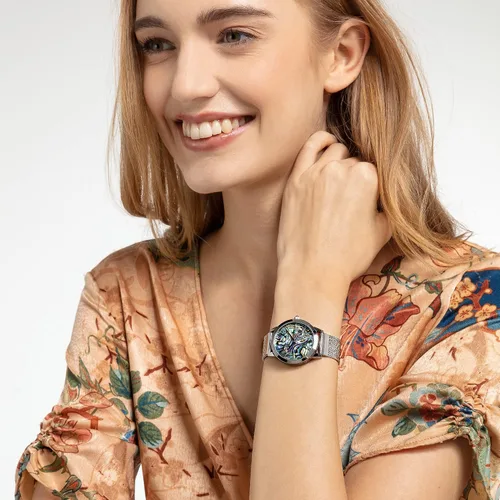 Miniatura 4 de Thomas Sabo WA0344-201-218-33 - Reloj analógico de cuarzo para mujer con correa de acero inoxidable