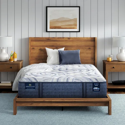 Serta Perfect Sleeper Pro Kensington - Colchón híbrido de látex de 13 pulgadas, tamaño mediano, individual XL, 5 zonas de soporte y tecnología de