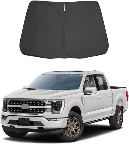 Miniatura 25 de Parasol plegable para parabrisas delantero de automóvil, ajuste personalizado para Ford F-150 F150 2015-2020 Lariat, King Ranch, Platino, XL XLT