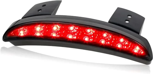 Miniatura 7 de Luz trasera LED para motocicleta, luz de freno difusora, guardabarros trasero, intermitentes compatibles con Harley Sportster Iron 883 XL1200C