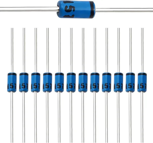 Chanzon 50 diodos rectificadores de barrera Schottky 1N5711 Schottky 15mA 70V DO-35 (DO-204AH) axial 5711 IN5711 15 mA 70 voltios diodo de