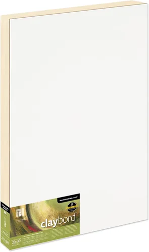 Miniatura 80 de Ampersand Art Supply Panel de pintura de madera: Serie Museo Claybord, 10 "x 10", 2" Perfil con acunado Perfil con cuna de 2