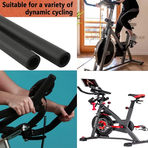 Miniatura 5 de Taeku Empuñaduras de tubo de espuma, 1 par de cómodas y duraderas cubiertas de mango de espuma de NPVC para fitness, hogar, césped, bicicleta 49 EU