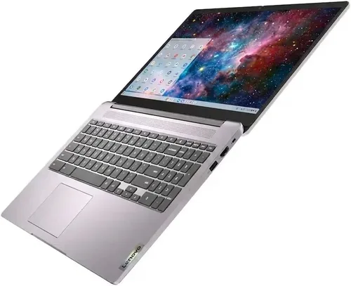 Miniatura 4 de Lenovo 15.6" FHD Chromebook - Intel Quad-Core N4120(> N4020) 4 GB RAM, almacenamiento de 128 GB (64 GB eMMC + 64 GB tarjeta SD), laptop para el Gris