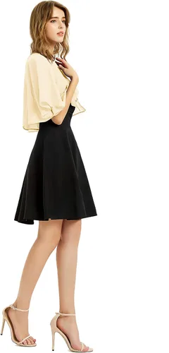 Miniatura 5 de Chal de gasa suave para mujer, para vestido de noche, boda, bolero, aleta