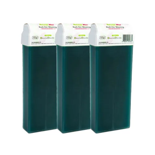 Miniatura 8 de Cartucho de cera – 3 x 3.52 onzas – 100% orgánico, sin residuos, depilación para todo tipo de piel – Unisex, depilación para brazos, piernas, pecho