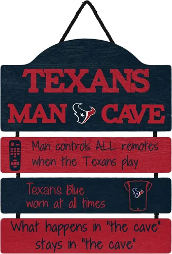 Miniatura 8 de NFL Team Logo Mancave Man Cave Hanging Wall Sign