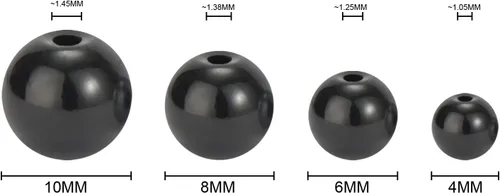Miniatura 2 de YouLuo 200 piezas de cuentas de perlas de cristal redondas, cuentas de perlas pequeñas checas de satinado lustroso para hacer joyas, cuentas sueltas