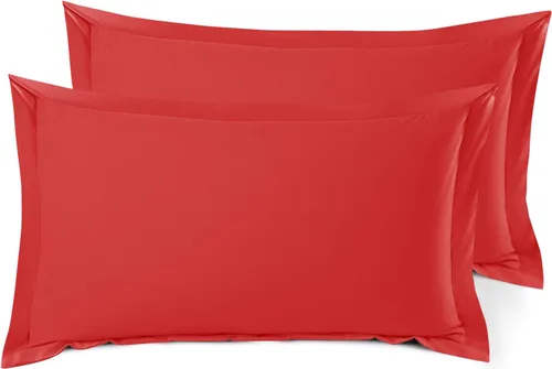Miniatura 108 de Nestl Juego de 2 fundas tipo sham de almohada suaves - Fundas de almohada de microfibra de doble cepillado - Fundas de almohada de cama premium