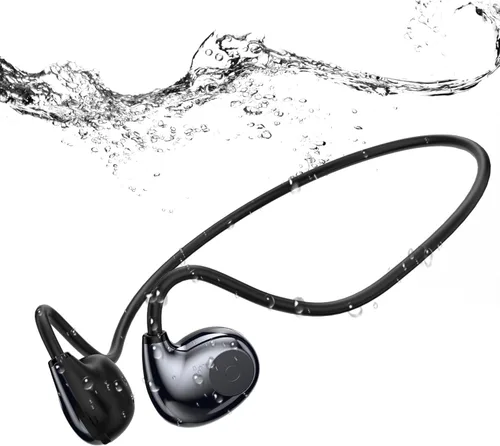 Auriculares de oreja abierta inalámbricos Bluetooth, auriculares de conducción de aire, auriculares deportivos con sonido estéreo HD, ganchos para