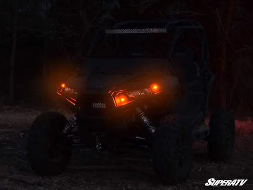 Miniatura 3 de SuperATV Kit de señal de giro para Polaris Ranger XP 2015-2016 (PRO-FIT CAB) / Crew Con interruptor de palanca y bocina de tablero Plug and Play
