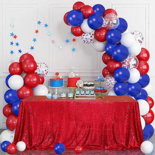 Miniatura 93 de PartyDelight Mantel de lentejuelas redondo de 50 pulgadas, color dorado claro, adorno de mesa para decoración de bodas, fiestas, cumpleaños