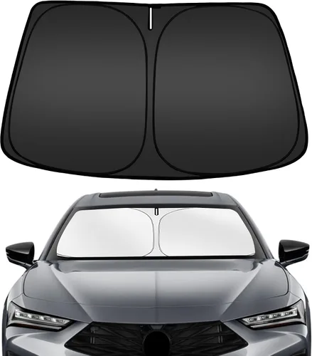 Miniatura 60 de ARISMOTOR - Parasol plegable para parabrisas para Honda Civic 11.ª generación 2022-2025 2026, protector de visera de sol personalizado para ventana