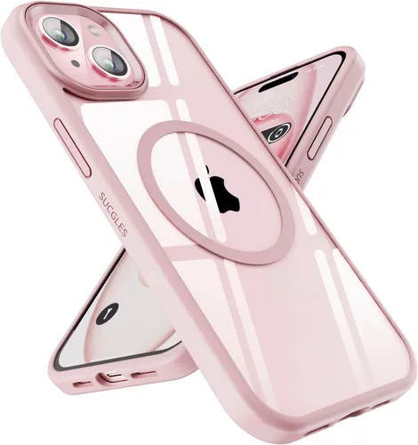 Miniatura 26 de SUCGLES Funda para iPhone 13 Pro Max con MagSafe, imán ultra fuerte N56, protección contra caídas de 12 pies, antiamarilleo, funda magnética