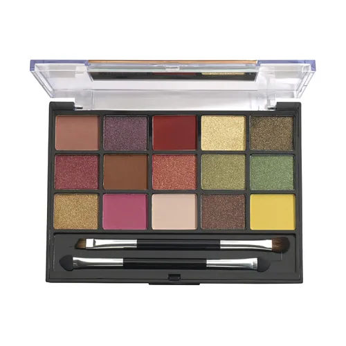 Miniatura 2 de Hard Candy Look Pro! Paleta de sombras de ojos 0.69 oz (#1444 Earthy Vixen)