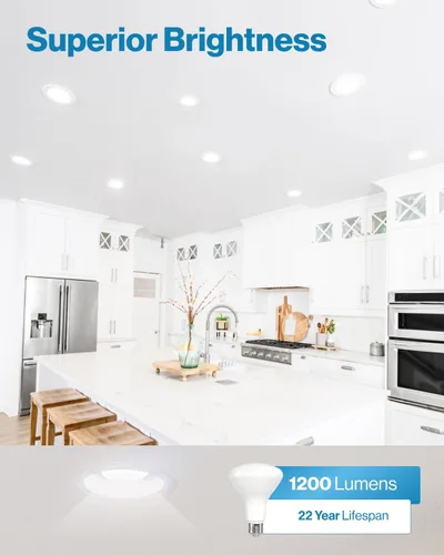 Miniatura 2 de Sunco - Paquete de 6 bombillas LED BR30, alto rendimiento de 1200 lúmenes, focos para interiores, 11W equivalente a 65W, 3000K cálidas, base E26