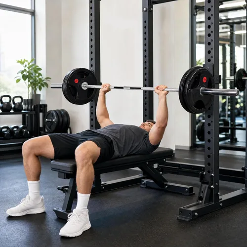 Miniatura 7 de Fitvids - Placa olímpica de hierro fundido de 2 pulgadas para entrenamiento de fuerza y levantamiento de pesas, estilo recubierto de goma, par de 25