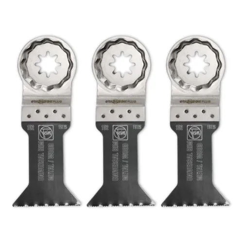 Miniatura 13 de Fein Starlock Plus 63502161260 - Hoja de sierra de larga duración con corte E, corte de precisión para madera, paneles de yeso y plásticos