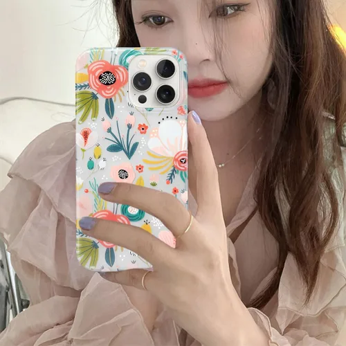Miniatura 9 de J.west - Funda compatible con iPhone 15 Pro Max de 6.7 pulgadas, elegante y transparente, con estampado de leopardo y guepardo, diseño nacarado
