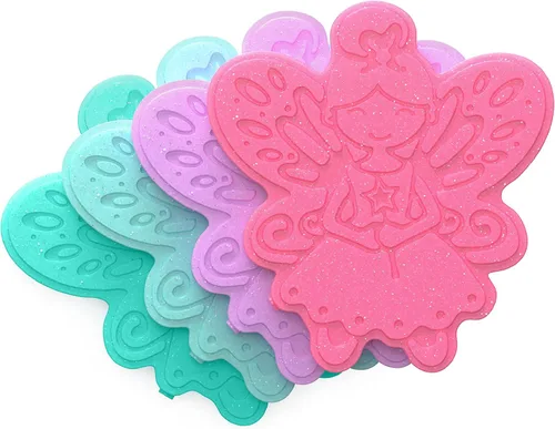 Bentgo Buddies Paquetes de Hielo Reutilizables con Purpurina - Paquetes de Hielo Delgados para Loncheras, Bolsas de Almuerzo y Hieleras - Multicolor