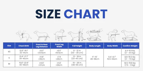 Miniatura 7 de Silla de ruedas para perros para patas traseras, carrito de silla de ruedas para perros, sillas de ruedas para perrito/gato con patas traseras