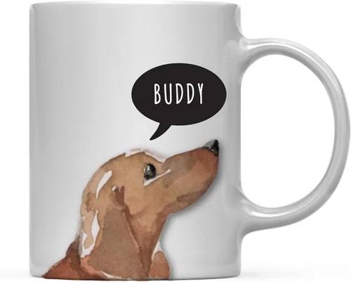 Miniatura 24 de Andaz Press Taza de café personalizada de 11 onzas para perro, Shih Tzu Shorter Haired Up Close, paquete de 1 Shih Tzu pelo más corto personalizado