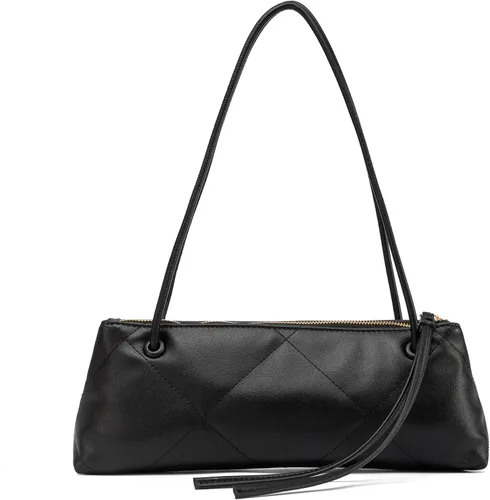 Miniatura 12 de NEWBELLA Bolso de mano de piel sintética para mujer, bolso de hombro convertible con asa superior para trabajo de noche