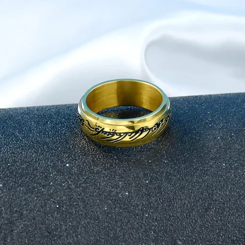 Miniatura 6 de Anillo de poder para hombres y mujeres, anillo para ansiedad de Lord of the Rings