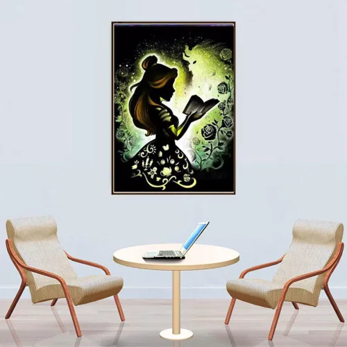Miniatura 3 de MMAHD Kits de pintura de diamantes 5D para adultos, pinturas de bordado de taladro completo, pintura de diamantes de imitación pegados, pintura
