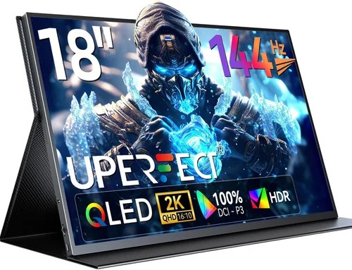 Miniatura 9 de UPERFECT Monitor portátil, 15.6 pulgadas, 125% sRGB 1080P, ultra delgado, monitor de viaje USB C, HDMI, Plug & Play, monitor de juegos IPS