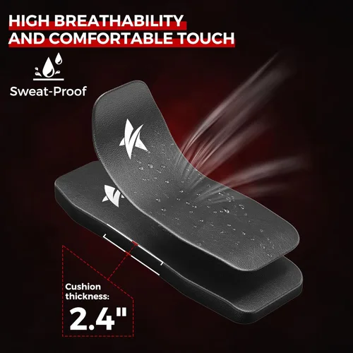 Miniatura 5 de Banco de Pesas, Banco de Entrenamiento Ajustable para Gimnasio en Casa Entrenamiento de Cuerpo Completo, Capacidad de Peso de 1300 LBS Press de Rojo