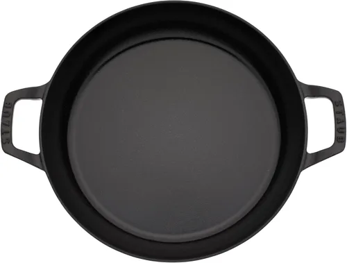 Miniatura 4 de STAUB - Cazuela de hierro fundido de 3.5 cuartos con tapa de cristal, color lila