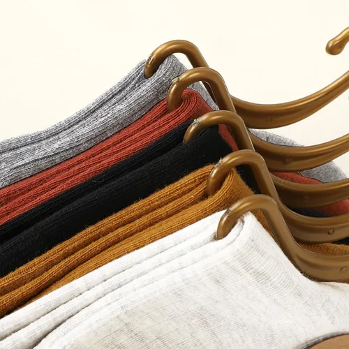 Miniatura 3 de Calcetines de algodón para mujer, calcetines clásicos de negocios, 5 pares, suaves y cómodos