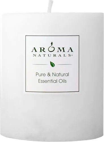 Miniatura 11 de Aroma Naturals Vela de Pilar Perfumada con Aceite Esencial de Naranja, Clavo y Canela, Peace Pearl, 2.5 pulgadas x 4 pulgadas