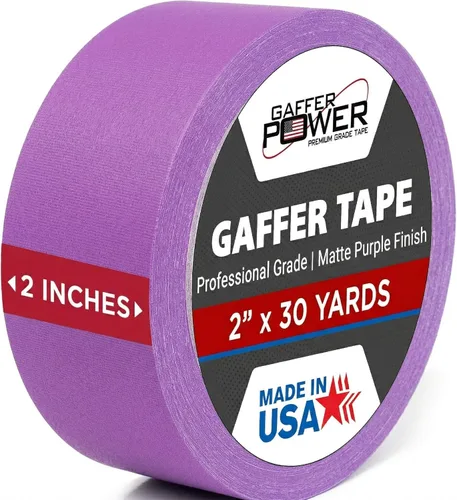 Miniatura 17 de Cinta Gaffer de Grado Premium Profesional - Negro Cinta Gaff Pro de Servicio Pesado Asegura Cables Sostiene Cables sin Dejar Residuo Pegajoso
